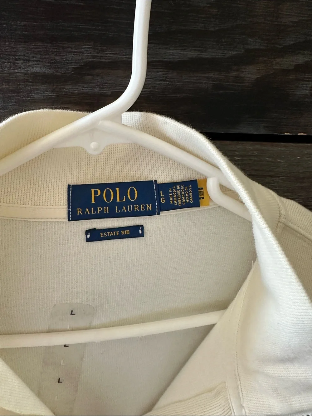 Polo Ralph Lauren cream long